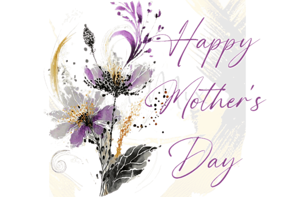 Download Happy Mother's Day Purple Flowers Png - Purple flowers Collection